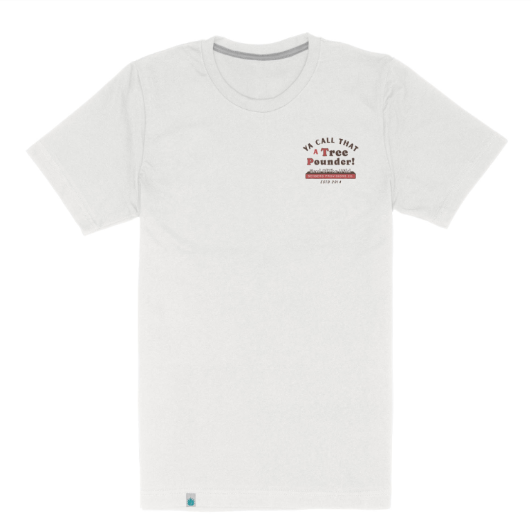 Tree Pounder T-Shirt- Vintage White